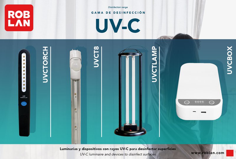 Productos virucidas uvc roblan