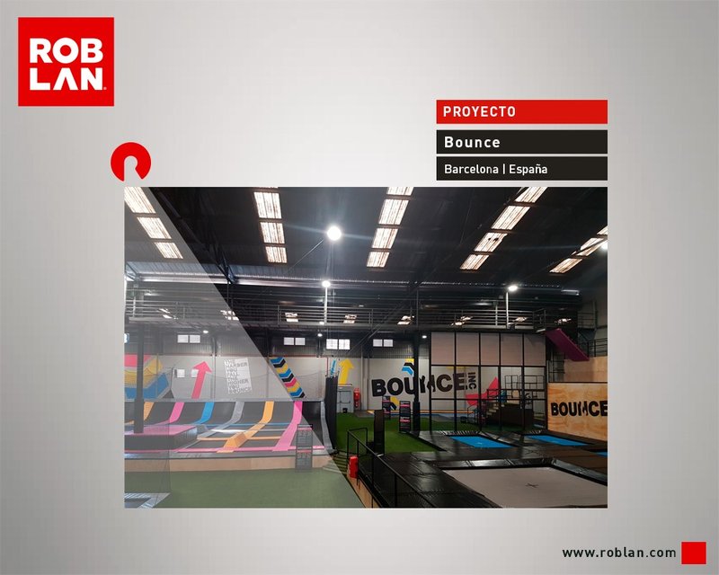 Iluminacion LED elásticos Bounce Barcelona