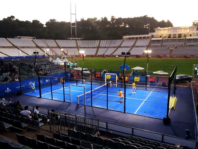 iluminacion led master padel lisboa